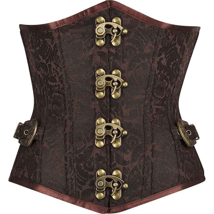 Brown Steampunk Underbust Corset