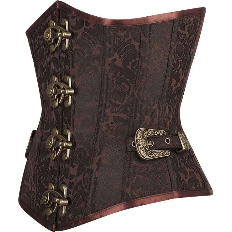 Brown Steampunk Underbust Corset