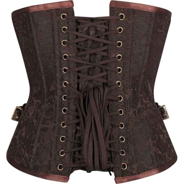 Brown Steampunk Underbust Corset