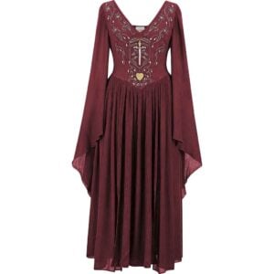 Galadria Maxi Dress - Burgundy Wine