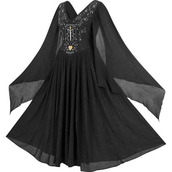 Galadria Maxi Dress - Black Midnight