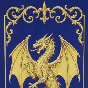 Golden Dragon Medieval Banner