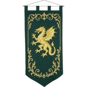 Heraldic Dragon Medieval Banner