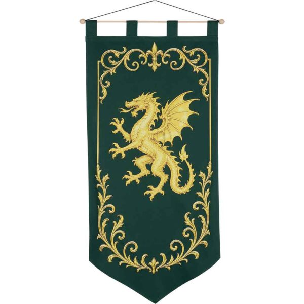 Heraldic Dragon Medieval Banner