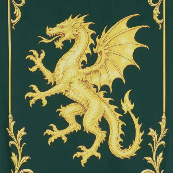 Heraldic Dragon Medieval Banner