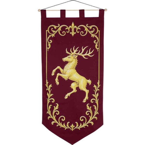 Heraldic Stag Medieval Banner