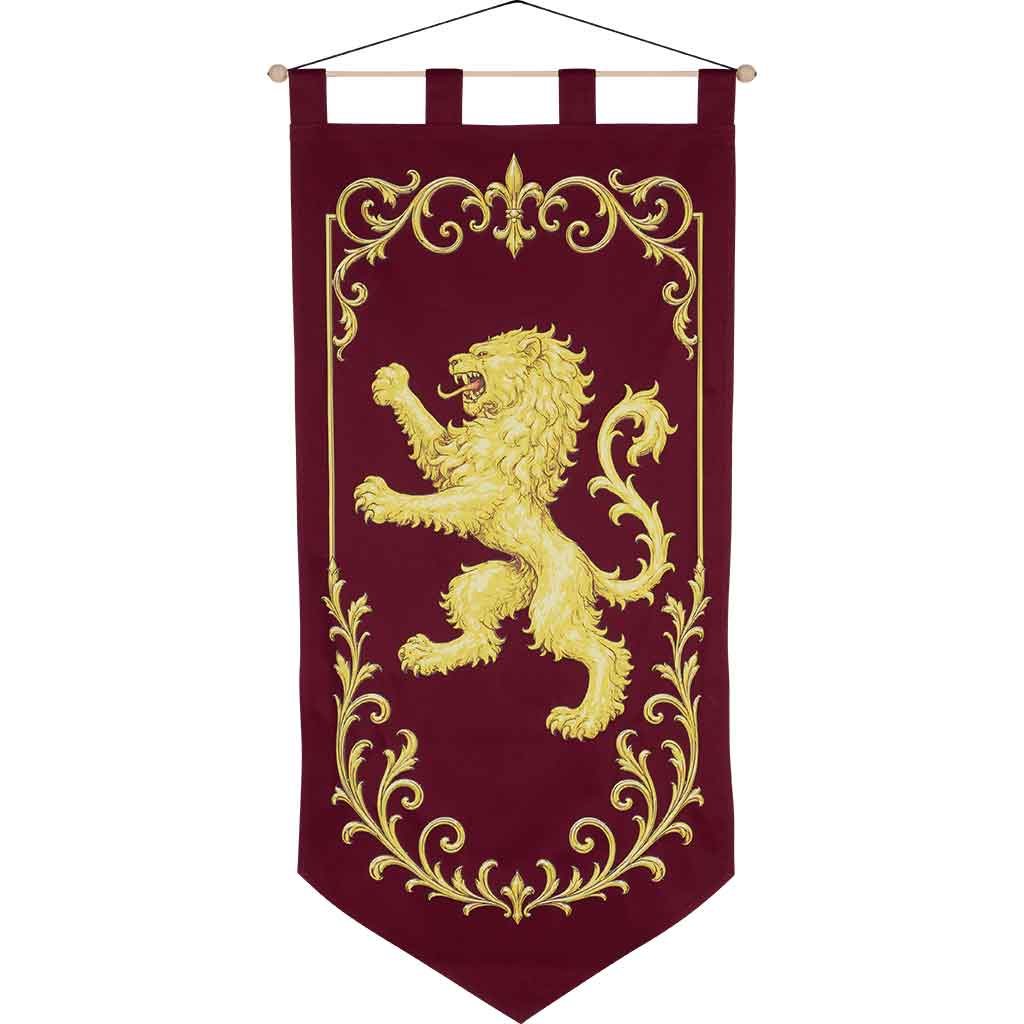 Heraldic Lion Medieval Banner