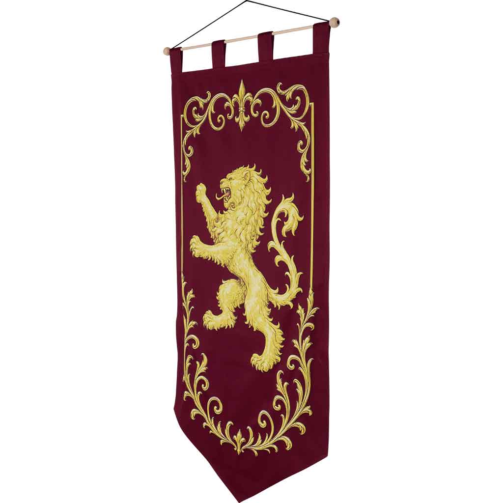 Heraldic Lion Medieval Banner