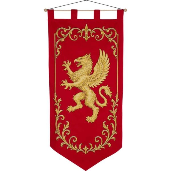 Heraldic Griffin Medieval Banner