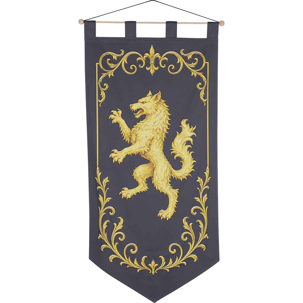Heraldic Wolf Medieval Banner