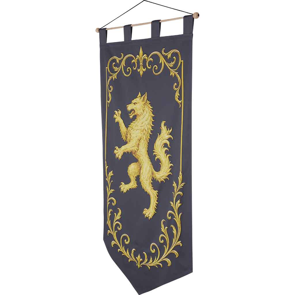 Heraldic Wolf Medieval Banner