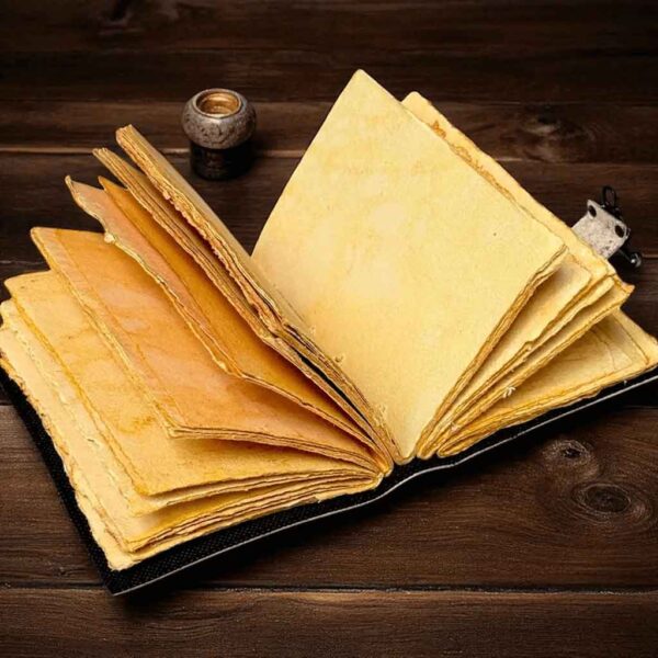 Celestial Moon Maiden Leather Journal