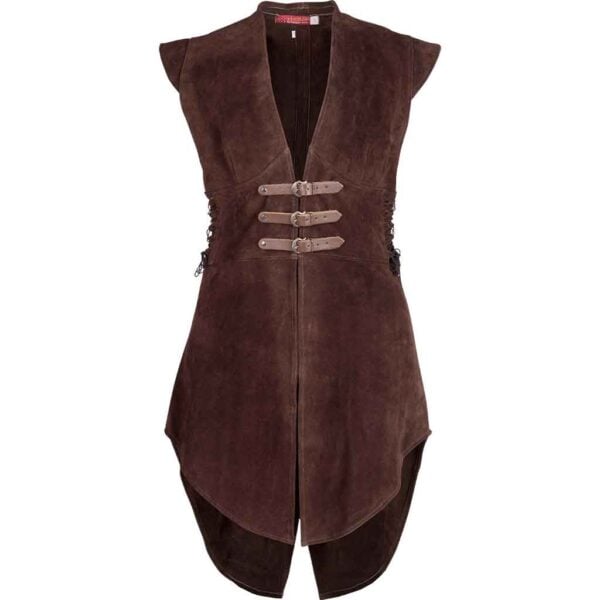 Cyra Womens Suede Vest