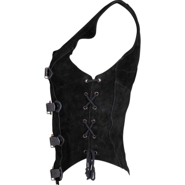 Veloria Womens Suede Vest