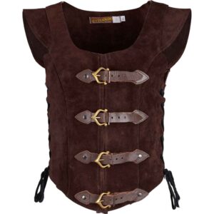 Veloria Womens Suede Vest