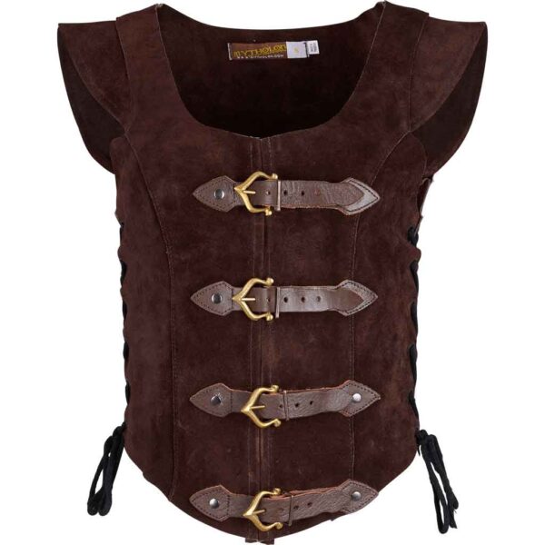 Veloria Womens Suede Vest