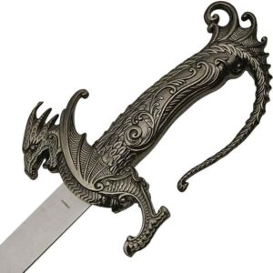 Saint George Dragon Saber with Black Scabbard