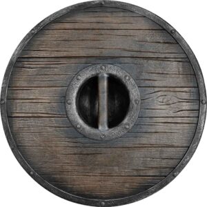 Red and White Vinda LARP Shield