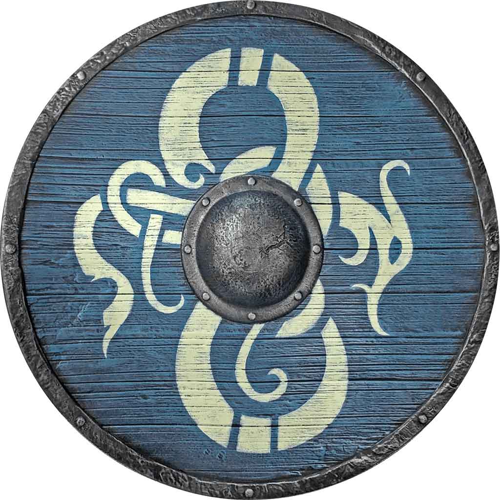 Knotwork Serpent Viking LARP Shield