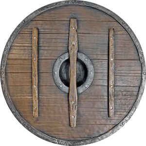 Red Celtic Triskele LARP Shield