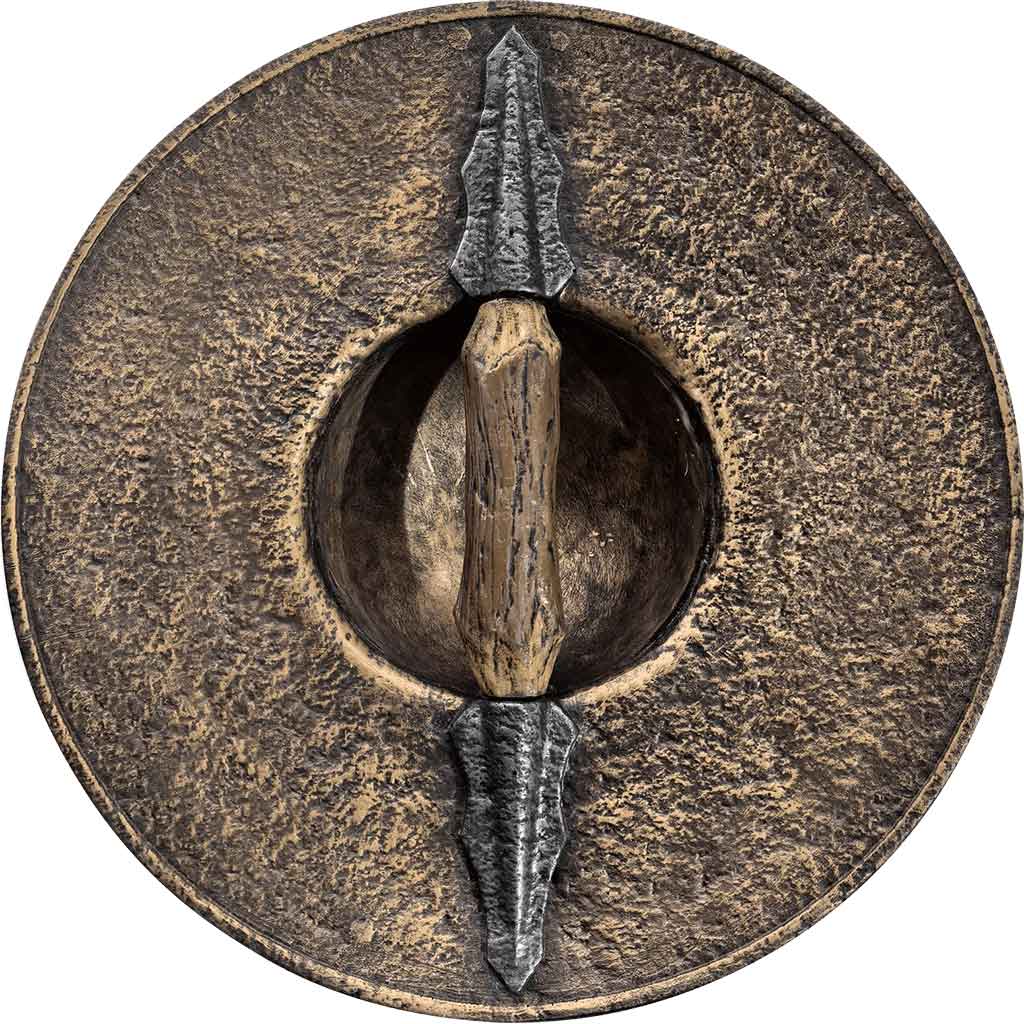 Golden Dueling LARP Buckler