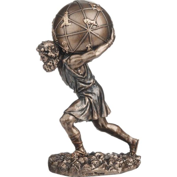 Atlas with Celestial Sphere Statue