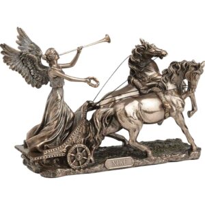 Nike on Chariot Goddess Statue
