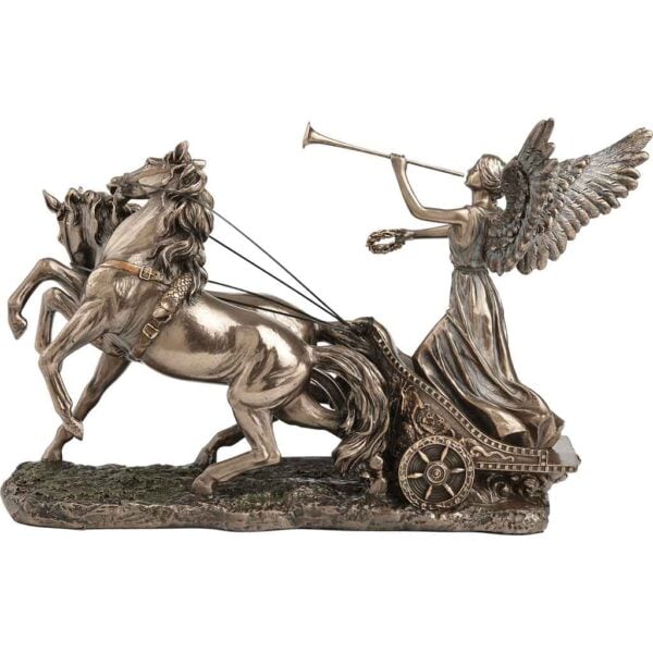 Nike on Chariot Goddess Statue