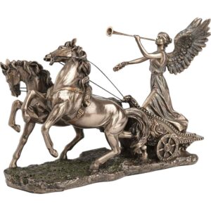 Nike on Chariot Goddess Statue