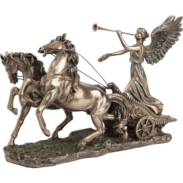 Nike on Chariot Goddess Statue