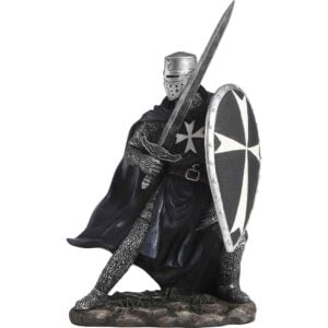 Sword and Shield Hospitaller Knight Statue