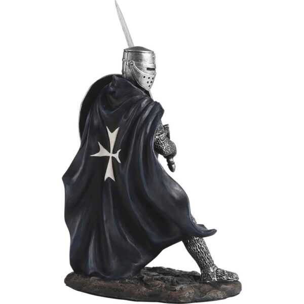 Sword and Shield Hospitaller Knight Statue