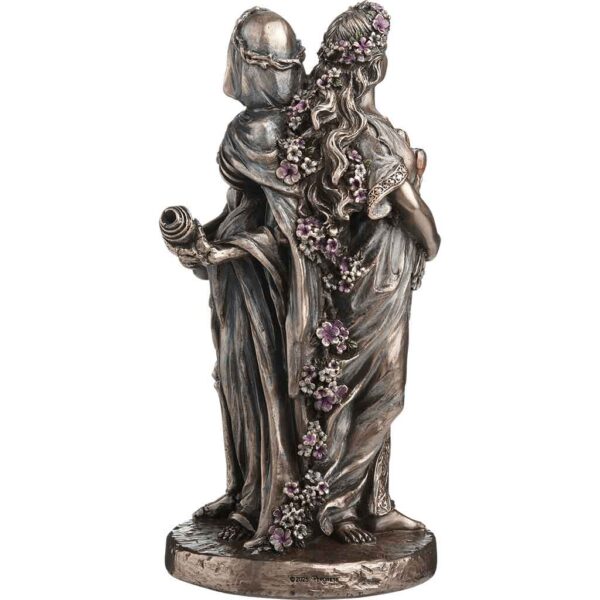 Memento Mori Skeleton Maiden Statue