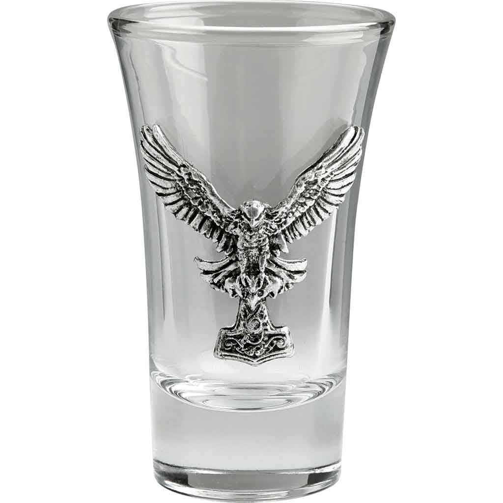 Viking Hawk Shot Glass