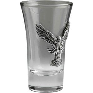 Viking Hawk Shot Glass