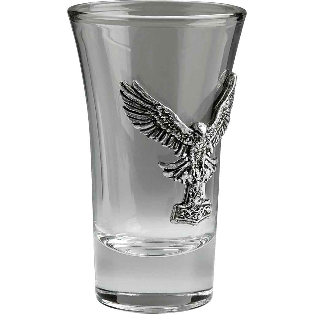 Viking Hawk Shot Glass