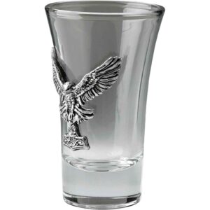 Viking Hawk Shot Glass