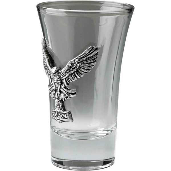 Viking Hawk Shot Glass