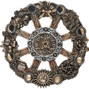 Moon Phase Wheel of the Year Plaque