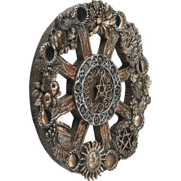Moon Phase Wheel of the Year Plaque