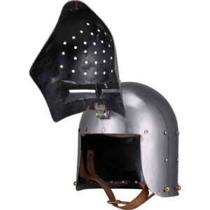 Rounded Face Steel Bascinet