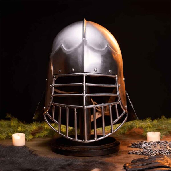 Steel Medieval Open Sallet