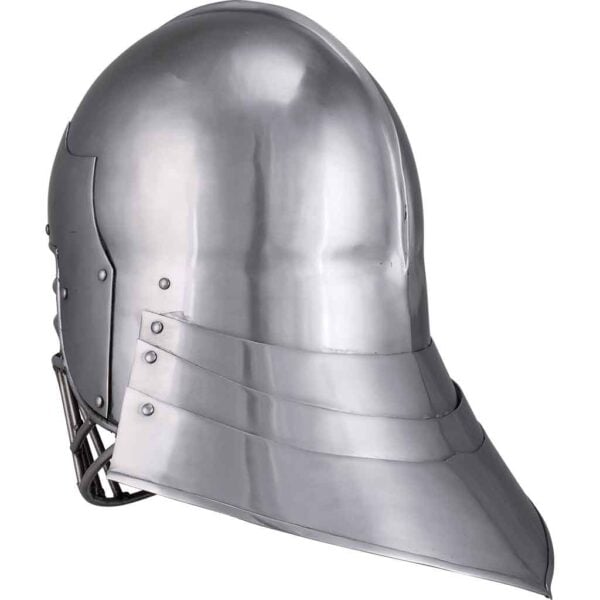 Steel Medieval Open Sallet