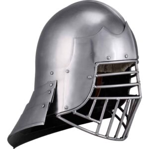 Steel Medieval Open Sallet