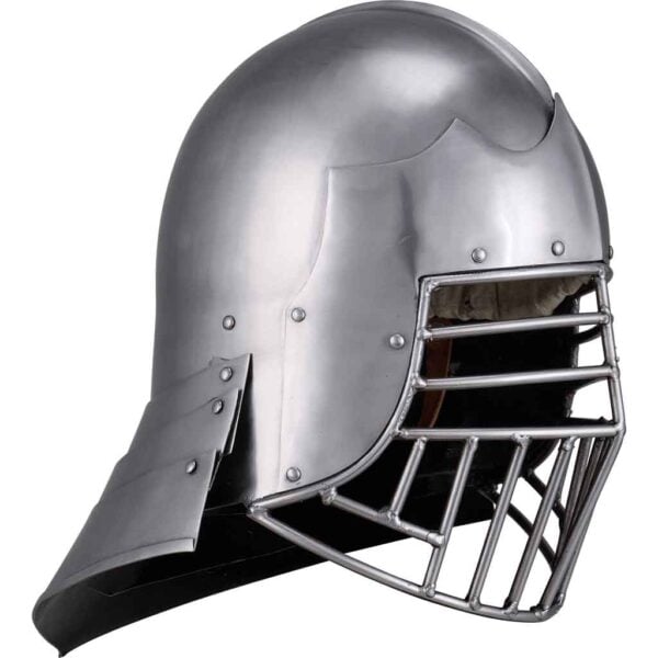 Steel Medieval Open Sallet