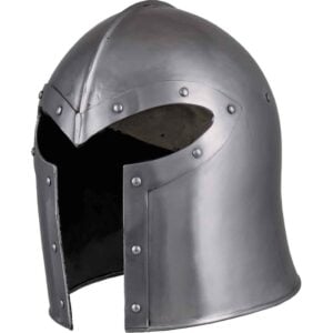 Medieval Fantasy Steel Barbuta Helmet