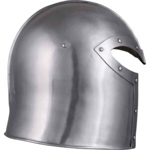 Medieval Fantasy Steel Barbuta Helmet