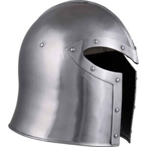 Medieval Fantasy Steel Barbuta Helmet