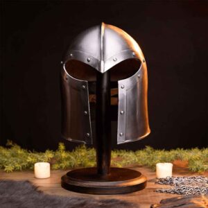 Medieval Fantasy Steel Barbuta Helmet