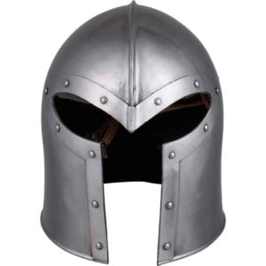 Medieval Fantasy Steel Barbuta Helmet